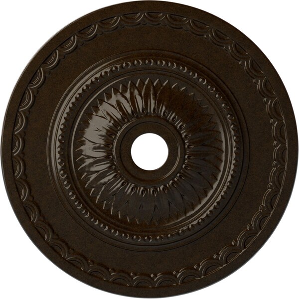 Ekena Millwork Sunflower Ceiling Medallion (Fits Canopies up to 5 5/8"), 29 1/2"OD x 3 5/8"ID x 1 5/8"P, Bronze CM29SFBZS - main